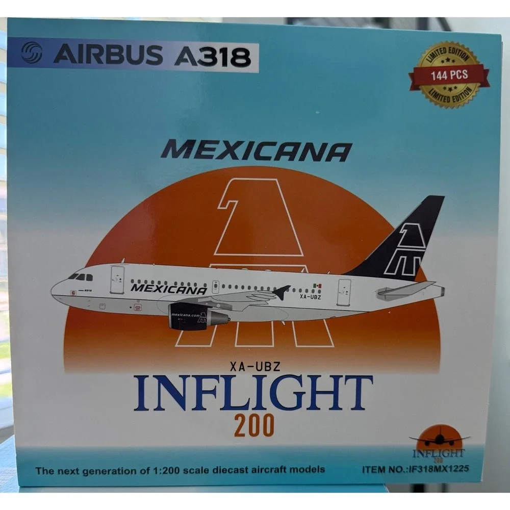 INFLIGHT/MEXICANA A318-111/XA-UBZ/IF318MX1225/LIMITED/NEW/MSMX18062526